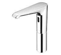 Schell électronique de lavabo Schell E 012950699 chromé, à piles, pour eau froide