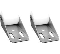 Schellenberg 10255 Rouleau de pression pour volets roulants avec plaque à visser Mini/Maxi, protège la sangle de volet roulant (Lot de 2)