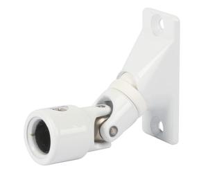 Schellenberg 11102 Plaque de Rotule d'Articulation, dimensions du panneau 22 x 52 mm, distance entre les trous 42 mm, avec une plage de pivotement de 50°, blanc