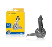 Schellenberg 11124 Enrouleur de volet roulant en métal Espacement des trous de 18,5 cm pour volet roulant Montage en surface