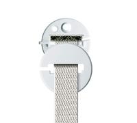Schellenberg 15102 Duo Guide-sangle rond pour sangle de volet roulant avec Joint coupe-vent Système Mini/Maxi
