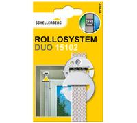 Schellenberg 15102 Guide de sangle duo rond pour sangle de volet roulant avec joint brosse coupe-vent Mini/Maxi