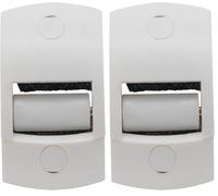 Schellenberg 15650 Duo Maxi Guide de Courroie pour volet Roulant avec Joint d'étanchéité et Rouleau de Guidage (Lot de 2)