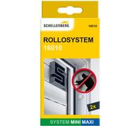 Schellenberg 16010, anthracite Ferme Mini/Maxi 2 pièces, bloque volets roulants, simple serrage dans la conduite, Blocco della slitta