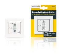 Schellenberg 20030 Interrupteur radio pour volets roulants, encastré, blanc