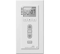Schellenberg 20032 Minuteur sans Fil programmable pour volet Roulant PREMIUM, commande de volet roulant connectée, Blanc 5 canaux PREMIUM