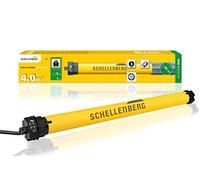 Schellenberg 20107 Moteur tubulaire de volet roulant pour tube octogonal de 40 mm, pour une surface max. de 4,0 m², 15 Kg / 6 Nm