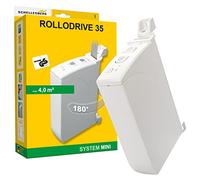 Schellenberg Enrouleur de sangle électrique Rollodrive 35 22637 – 12 kg, jusqu'à 4 m², 14 mm