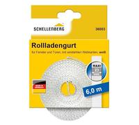 Schellenberg 36003 Sangle de volet roulant Blanc 23 mm 6 m
