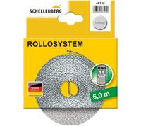 Schellenberg Sangle de volet roulant 46102 – 14 mm x 6 m – Gris – Compatible Schellenberg Mini