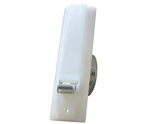 Schellenberg 50143 Enrouleur d'entrée Maxi avec plaque de recouvrement en PVC, 170 mm, blanc