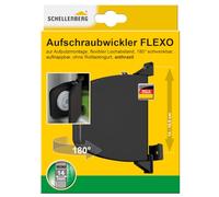 Schellenberg 50149 Enrouleur de sangle pour volet roulant, 14 mm, 5 m, espacement des trous réglable entre 14 et 15,5 cm, anthracite