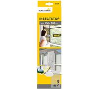 Schellenberg 50324 Moustiquaire fenêtre MAXI recoupable aux dimensions souhaitées, sans ruban adhésif de fixation, 150 x 300 cm, Blanc