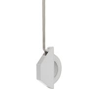 Schellenberg 50500 13,5 cm, Gris Enrouleur de Semi-encastrement Mini Sangle de volet Roulant avec 14 mm de Largeur et Longueur de 5 m, Distance des Trous