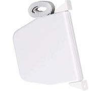 Schellenberg 50507 Enrouleur de sangle pour volet roulant, espacement des trous de vis 145 mm, Système Mini, avec sangle incluse de 14 mm x 5 m, Blanc