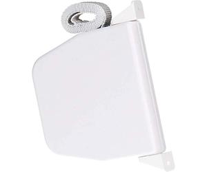Schellenberg 50507 Enrouleur de sangle pour volet roulant, espacement des trous de vis 145 mm, Système Mini, avec sangle incluse de 14 mm x 5 m, Blanc