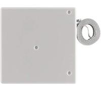 Schellenberg 50703 System Mini Enrouleur à visser pour sangles de volet roulant de 14 mm de large, espacement des trous 9,5 cm, à monter dans l'embrasure de fenêtre, avec sangle de 5 m Blanc
