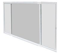 Schellenberg 50810 Insectstop Slide Moustiquaire coulissante pour fenêtres avec volet roulant avec cadre en aluminium ajustable extensible 142 x 50 cm