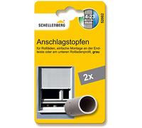 Schellenberg 52002 Butée de volet roulant, 2 pièces, 20 x 40 mm, Gris