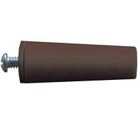 Schellenberg 52013 Bouchon d'arrêt pour volet roulant, 22 x 60 mm, marron
