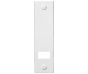 Schellenberg 53002 Standard Couvercle amovible pour enrouleur de sangle à encastrer pour volet roulant, espacement de vis de 160 mm, Blanc
