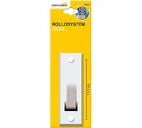 Schellenberg 53202 Couvercle pour enrouleur de sangle volet roulant à encastrer, espacement des trous de 135 mm, Système Maxi, blanc