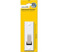 Schellenberg 53203 Plaque de Protection MAXI - Ecartement des Trous 13,5cm blanc