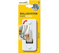 Schellenberg 53502 Couvercle pour enrouleur de sangle volet roulant à encastrer, espacement des trous de 105 mm, Système Maxi, blanc