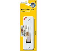 Schellenberg 53802 Couvercle DUO pour enrouleur de sangle volet roulant à encastrer, espacement des trous de 160 mm, Système Maxi, blanc