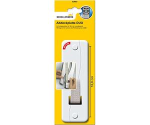 Schellenberg 53803 Plaque de recouvrement pour enrouleur de ceinture 16,0 cm, blanc
