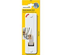 Schellenberg 53903 Plaque de recouvrement pour enrouleur de ceinturer 18,5 cm, blanc