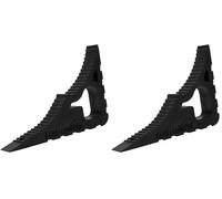 Schellenberg 66303 Cale pour fenêtre et porte, 1 pièce, Noir (Lot de 2)