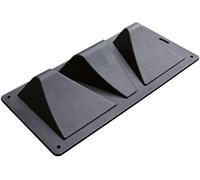 Schellenberg 73195 Butée de parking et garage, Arrêt roue, Butoir de stationnement, Noir