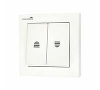 Schellenberg Interrupteur pour stores, commande électrique des stores, domotique, cadre interchangeable inclus, couleur white