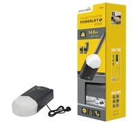 Schellenberg Motorisation de porte de garage Powerlift 800 N, surface de but 14 m², force de traction 800 N, inclus 2x 433,92 MHz émetteur manuel et clip pour pare-soleil pour télécommande, 60302