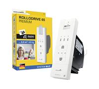 Schellenberg 22728 Rollodrive 65 Premium Enrouleur de sangle électrique pour volet roulant, Forde de traction 45 Kg, jusqu'à 6 m², pour sangle de 23 mm