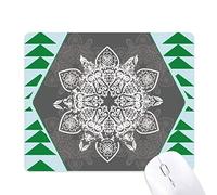schéma de blanche style noir arabe tapis de souris green pine tree tapis en caoutchouc
