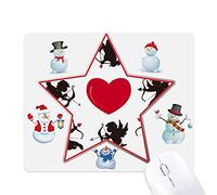 schéma de comination cupidon angel cÅ“ur rouge le bonhomme de neige étoile tapis de souris