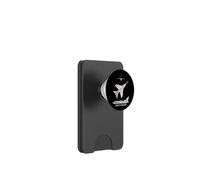 Schéma de l'avion à réaction américain Vought F-8 Crusader PopSockets PopWallet pour MagSafe