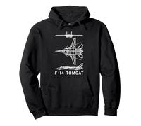 Schéma de Plan d'avion américain Tomcat F-14 Sweat à Capuche