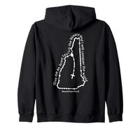 Schéma d'état du NH New Hampshire Rosary Rally Sweat à Capuche