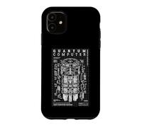 Schéma d'ordinateur quantique Qubit Computing Physics Science Lab Coque pour iPhone 11