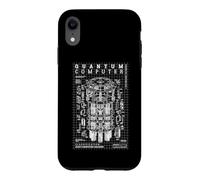 Schéma d'ordinateur quantique Qubit Computing Physics Science Lab Coque pour iPhone XR