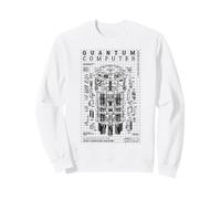 Schéma d'ordinateur quantique Qubit Computing Physics Science Lab Sweatshirt