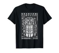 Schéma d'ordinateur quantique Qubit Computing Physics Science Lab T-Shirt