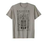 Schéma d'ordinateur quantique Qubit Computing Physics Science Lab T-Shirt