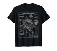 Schéma du Barbecue sud-Africain Braai Grill T-Shirt