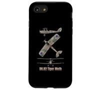 Schéma du biplan Britannique DH 82 Tiger Moth Coque pour iPhone SE (2020) / 7/8