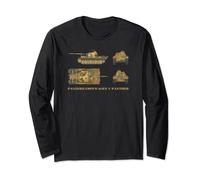 Schémas de chars allemands Panzer V Panther WW2 Manche Longue