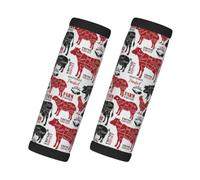 Schémas de découpe de viande - Boucherie, Lot de 2 protections pour poignées de valise, housses de poignée souples et confortables, étiquette à bagages